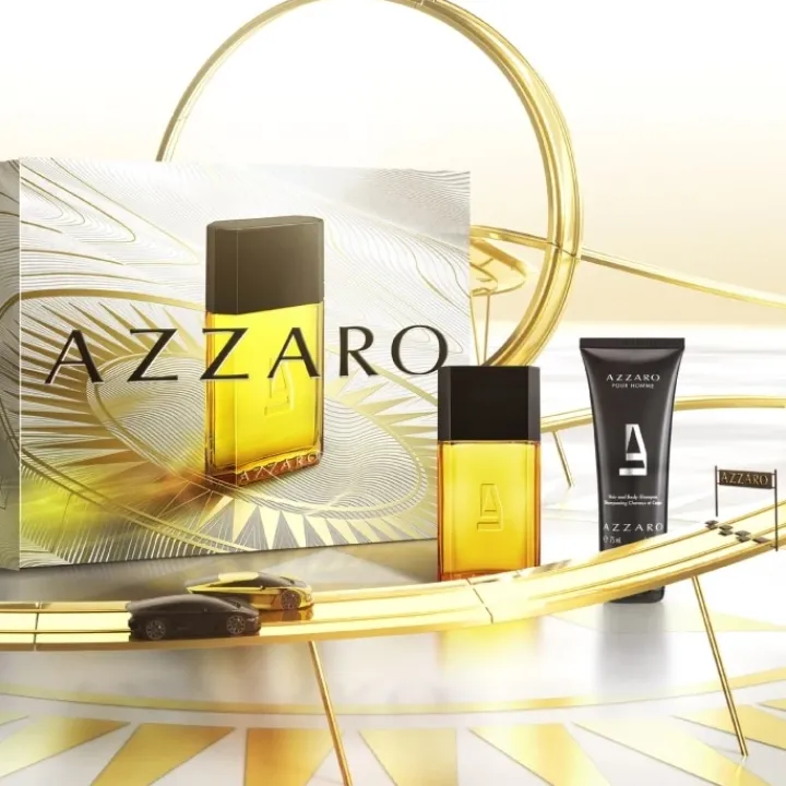 Homme AZZARO pour Homme Coffret Eau de Toilette et Shampooing