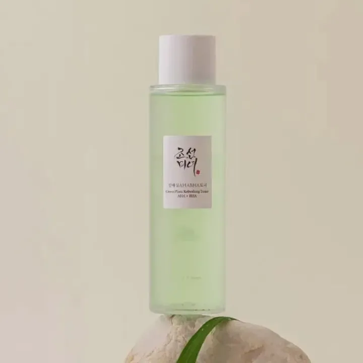 Beauty Of Joseon Prune verte Tonique Exfoliant Fraicheur : AHA + BHA