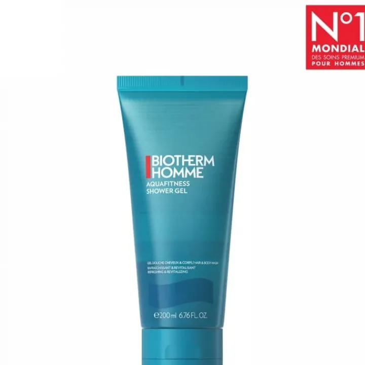 Homme Biotherm Aquafitness Gel Douche Revitalisant Corps & Cheveux pour Homme