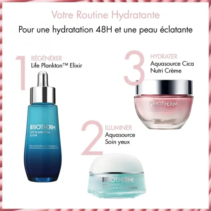 Biotherm AquaSource Total Eye Revitalizer Gel-Crème Contour Des Yeux à la Caféine