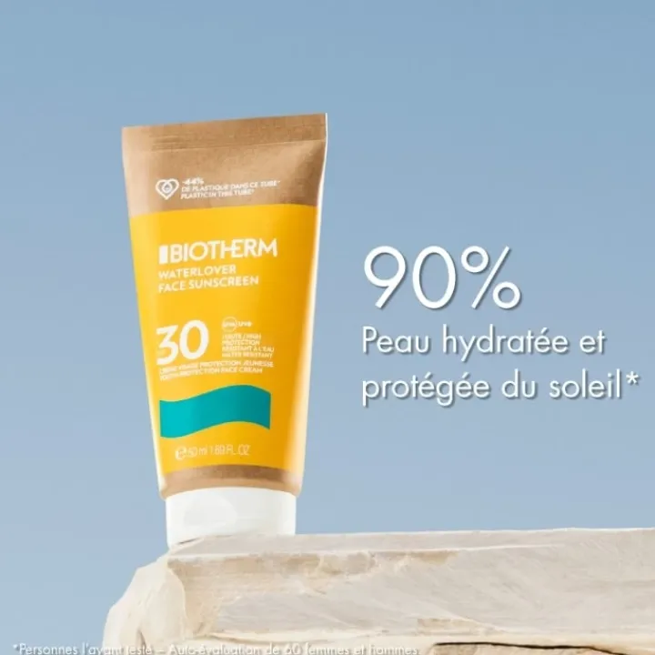 Biotherm Waterlover Crème Solaire Visage Anti-âge SPF 50