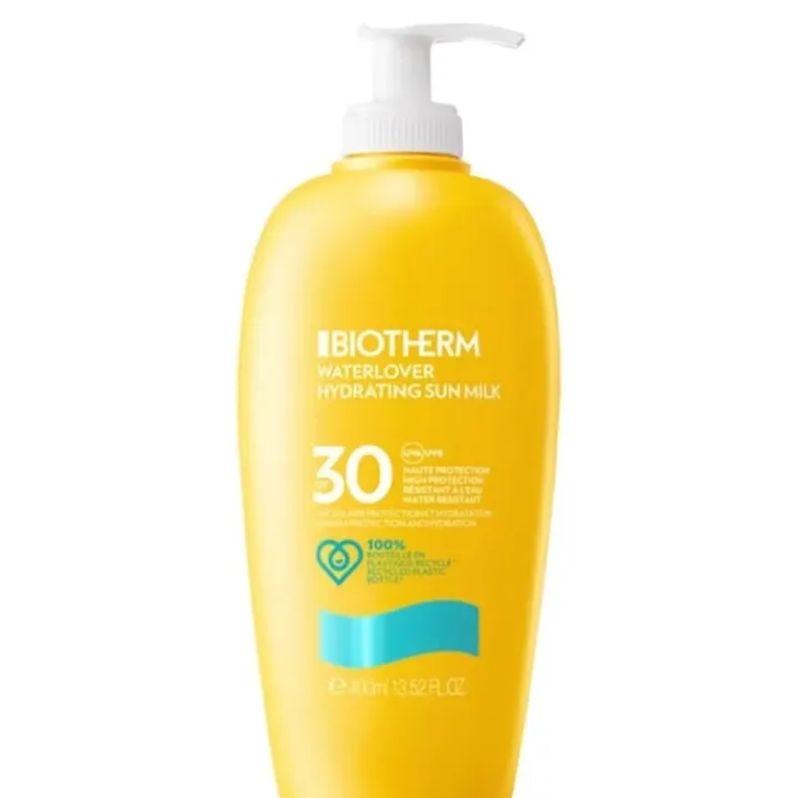 Biotherm Waterlover Lait Solaire Hydratant SPF30 Haute Protection pour le Visage et le Corps