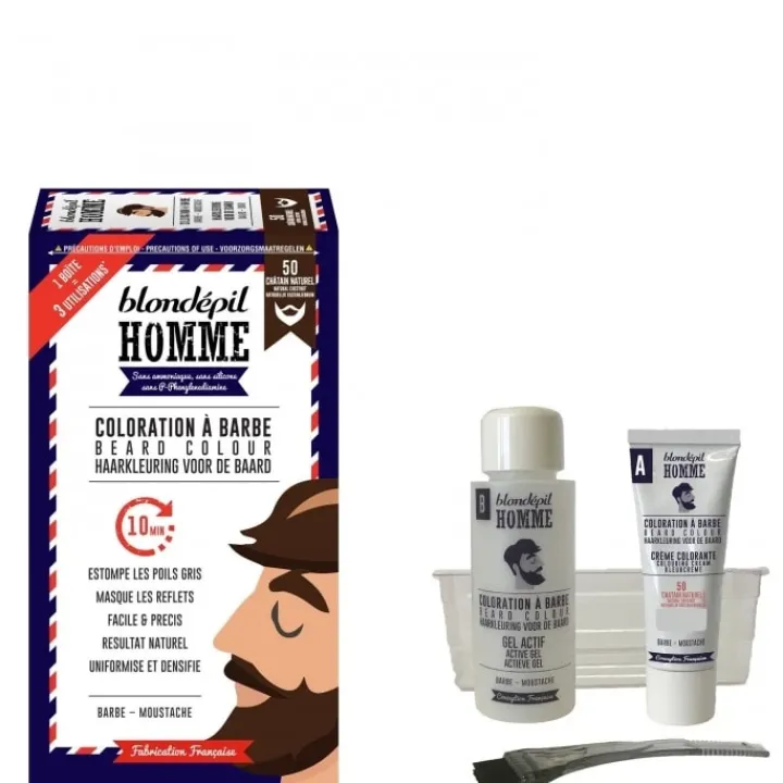 Homme Blondépil Homme Coloration à Barbe