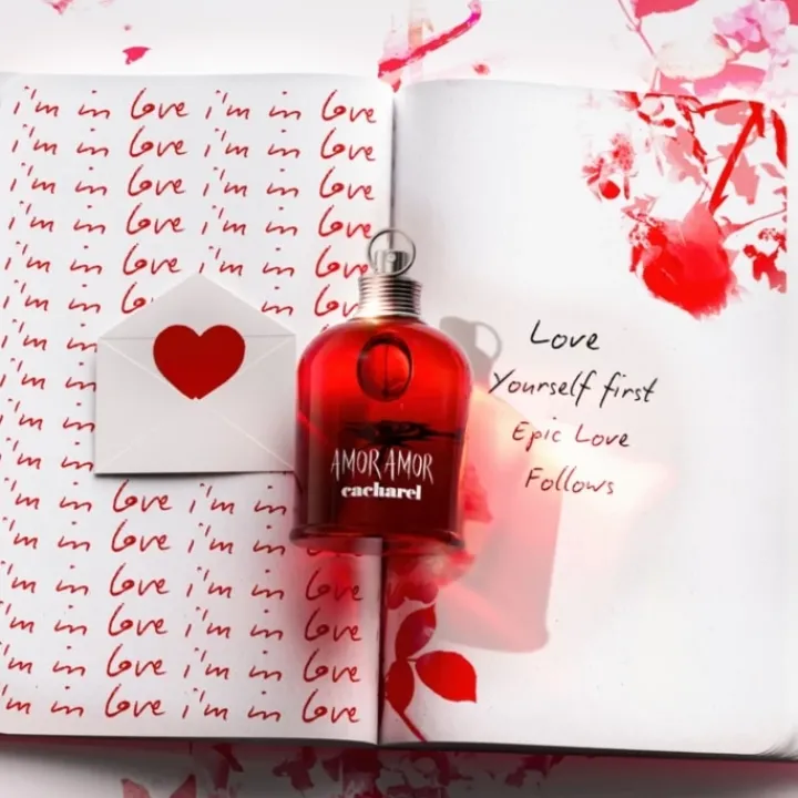 Femme Cacharel Amor Amor Coffret Eau de Toilette et Laits Corps