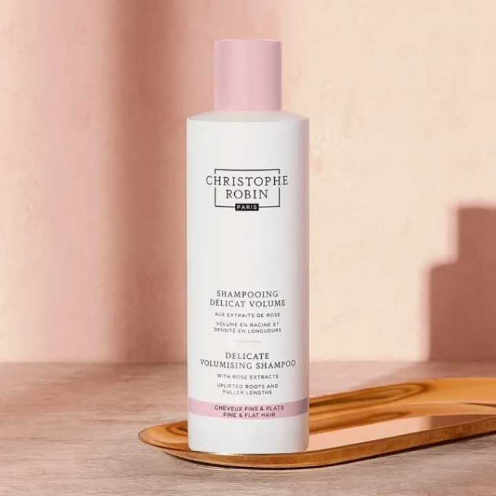 Christophe Robin Rituel Volume Shampooing Délicat Volume aux Extraits de Rose