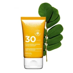 CLARINS Crème Solaire Jeunesse Haute Protection Visage SPF30                Anti-Rides, Anti-Tâches