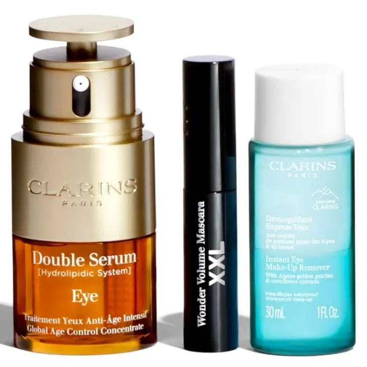 CLARINS Double Serum Eye Coffret Soin Yeux Anti-Rides