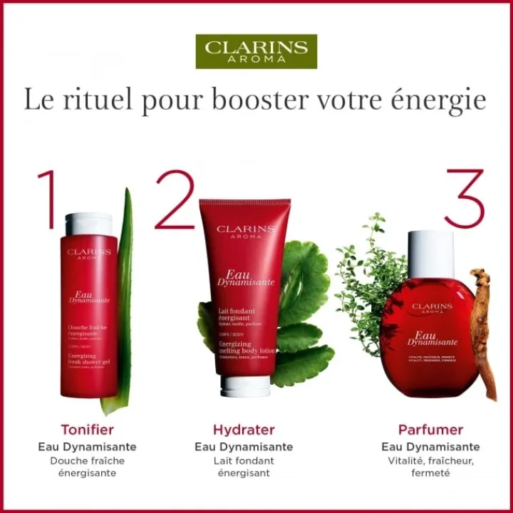 CLARINS Eau Dynamisante - Vitalité, Fraîcheur, Fermeté Eau de Soins Parfumée
