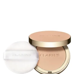 CLARINS Ever Matte Compact Powder                Poudre Compacte Matifiante Infusée Au Lait De Pêcher