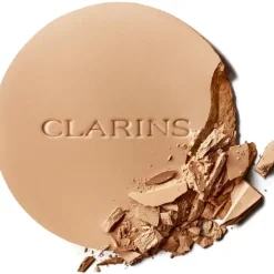 CLARINS Ever Matte Compact Powder                Poudre Compacte Matifiante Infusée Au Lait De Pêcher
