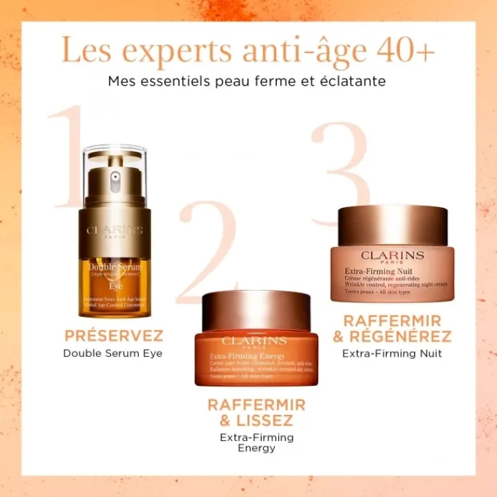 CLARINS Extra-Firming Energy Crème Jour Eclat Vitaminé, Fermeté, Anti-rides