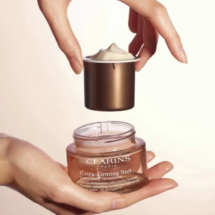 CLARINS Extra-Firming Nuit Crème Fermeté Anti-Âge Toutes Peaux