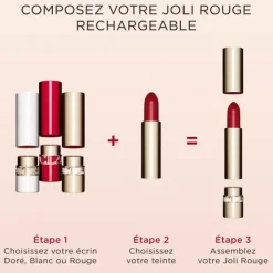 CLARINS Joli Rouge                Ecrin Doré