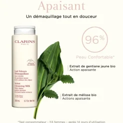 CLARINS Lait Velours Démaquillant                Toutes Peaux
