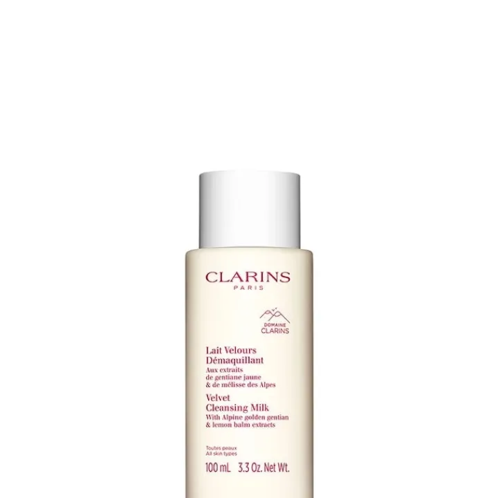 CLARINS Lait Velours Démaquillant Aux Extraits de Gentiane Jaune & Mélisse des Alpes
