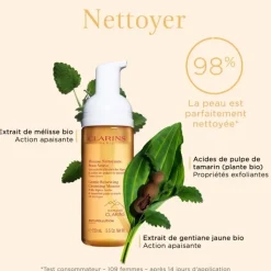 CLARINS Mousse Nettoyante Peau Neuve                Toutes Peaux