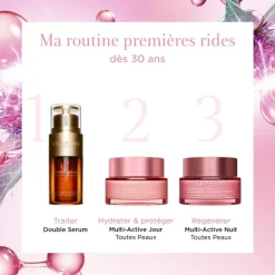 CLARINS Multi-Active Nuit Crème lissante, rénovatrice de peau – Toutes peaux