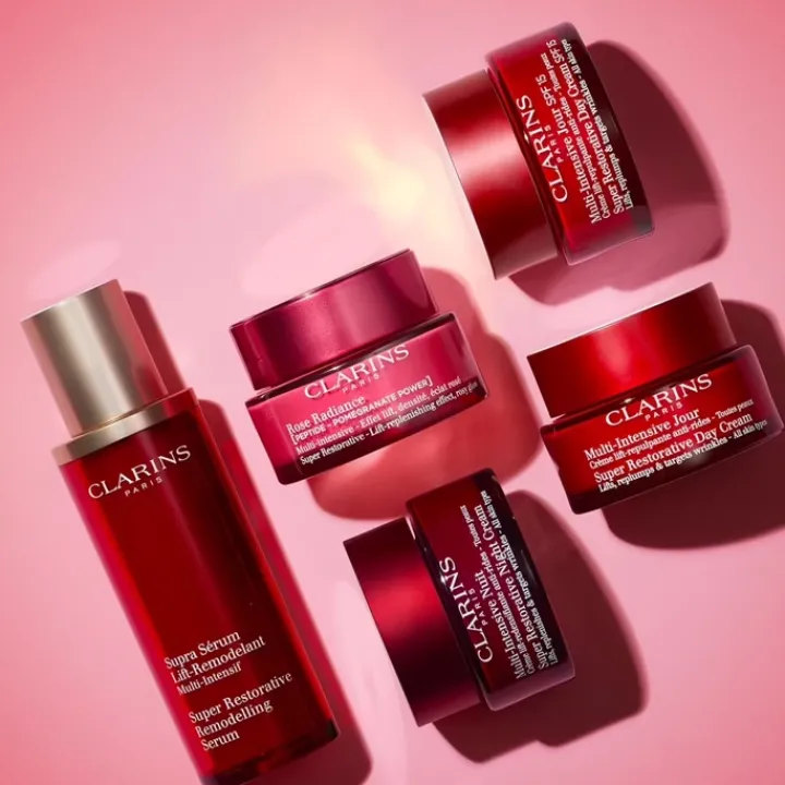 CLARINS Multi-Intensive Rose Radiance Crème Jour Anti-Rides - Toutes Peaux