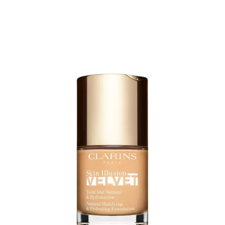 CLARINS Skin Illusion Velvet Fond de Teint Mat Naturel & Hydratation
