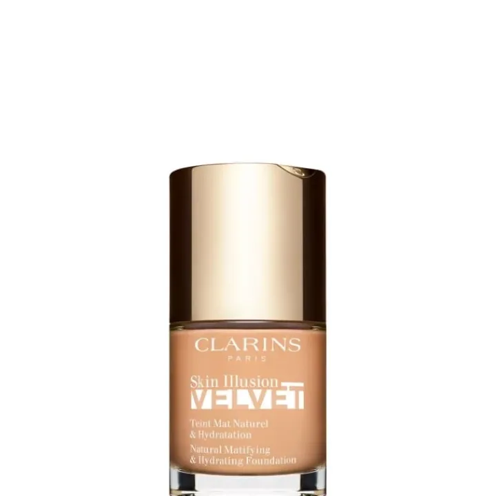 CLARINS Skin Illusion Velvet Fond de Teint Mat Naturel & Hydratation