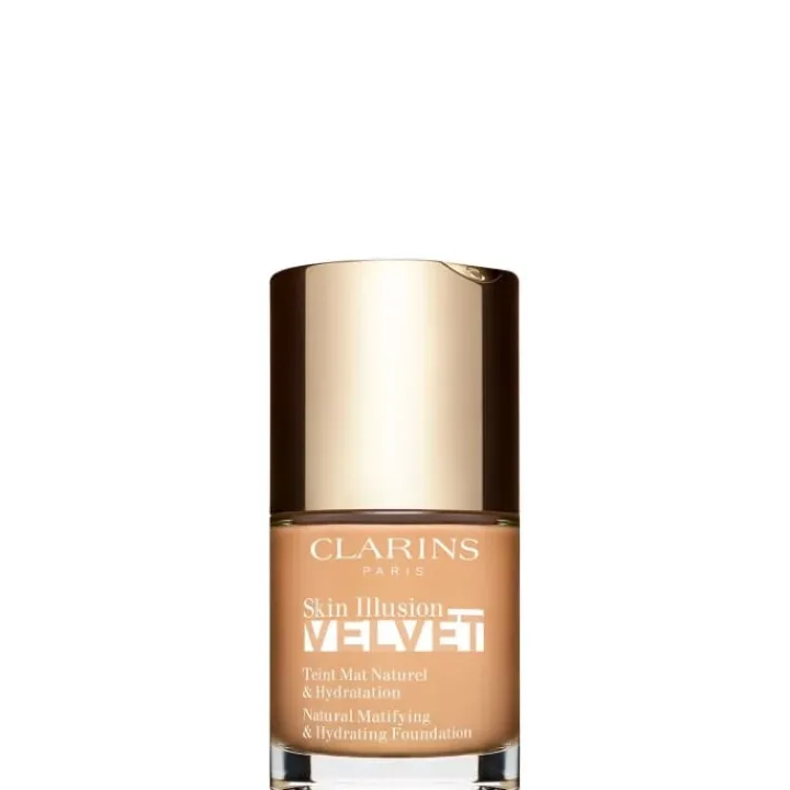 CLARINS Skin Illusion Velvet Fond de Teint Mat Naturel & Hydratation