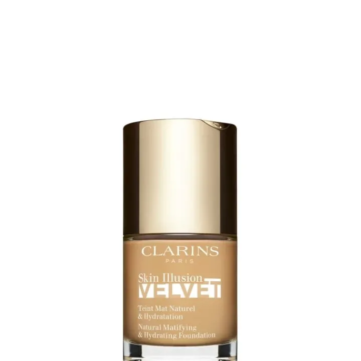 CLARINS Skin Illusion Velvet Fond de Teint Mat Naturel & Hydratation
