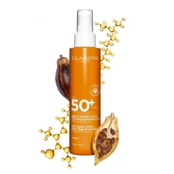 CLARINS Spray Solaire Lacté Très Haute Protection Corps SPF50+                Lait Solaire Corps