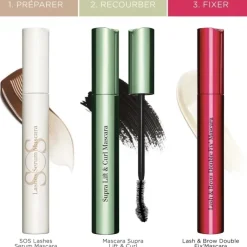 CLARINS Supra Lift & Curl                Mascara Effet Liftant Courbe & Volume Déployés