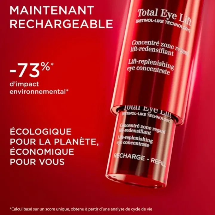 CLARINS Total Eye Lift - Contour des Yeux Anti-Âge Soin yeux anti-rides Rechargeable