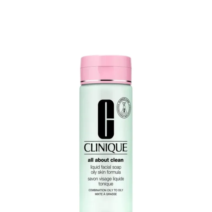 CLINIQUE All About Clean™ Savon Visage Liquide Tonique - Peaux mixtes à grasses