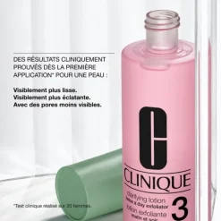 CLINIQUE Clarifying Lotion                Lotion Exfoliante 3 - Peaux mixtes à grasses