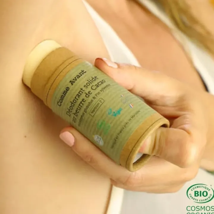 Comme Avant Déodorant Solide Au beurre de Cacao Eucalyptus & Pin Sylvestre