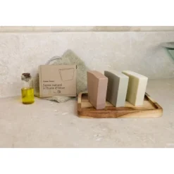 Comme Avant Savon Naturel A L'Huile d'Olive Enrichi en Huile de Baie de Laurier et Argile Verte