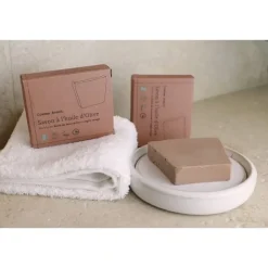 Comme Avant Savon Naturel                 à L'Huile d'Olive - Enrichi  en Huile de Bourrache & Argile Rouge