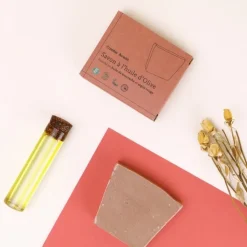 Comme Avant Savon Naturel                 à L'Huile d'Olive - Enrichi  en Huile de Bourrache & Argile Rouge