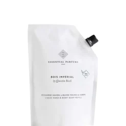 Essential Parfums Bois Impérial                Savon Liquide Corps & Mains - Recharge