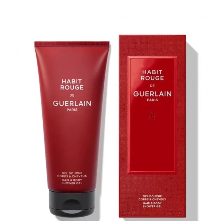 Homme GUERLAIN Habit Rouge Gel Douche Corps et Cheveux