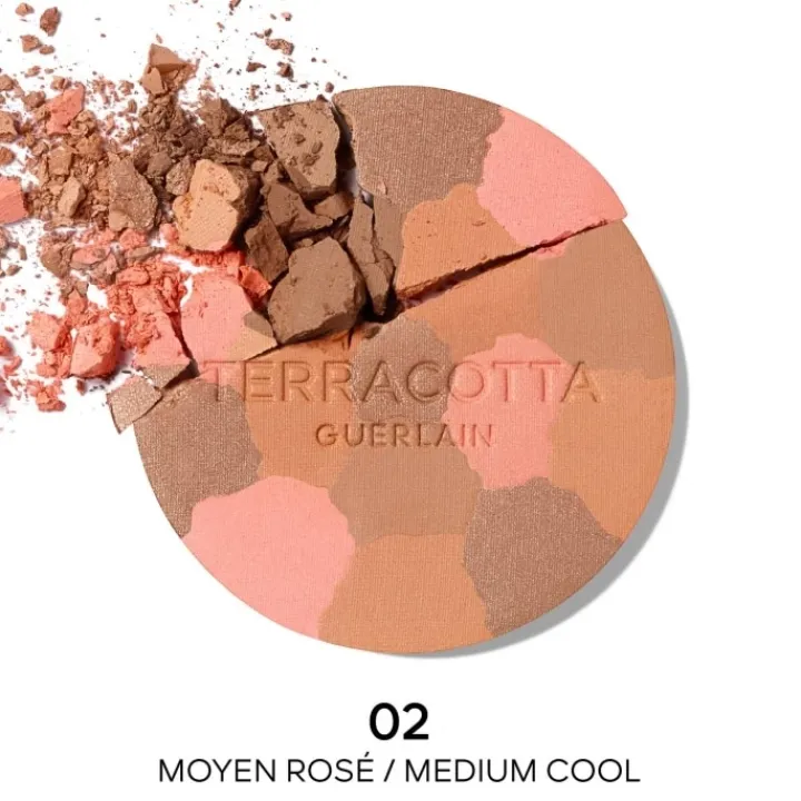 GUERLAIN Terracotta Light La Poudre Éclat Bonne Mine Naturelle - Édition Limitée - 96% d’ingrédients d’origine naturelle