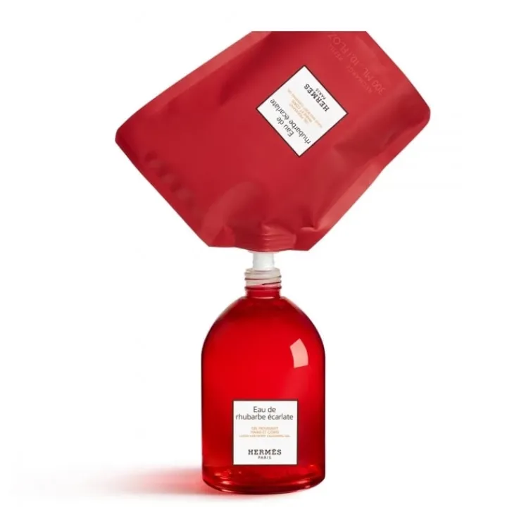 HERMÈS Eau de Rhubarbe Écarlate Gel Moussant Mains & Corps - Recharge