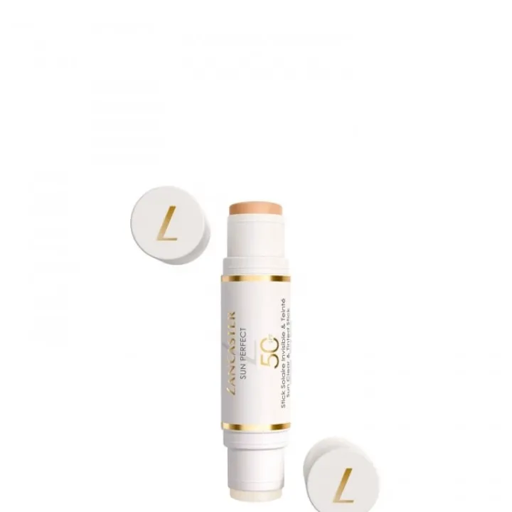 LANCASTER Sun Perfect Duo Stick Protection Solaire Invisible & Teinté SPF 50