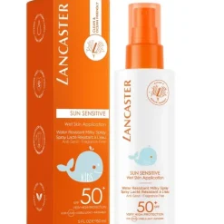 LANCASTER Sun Sensitive                Spray Lacté Pour Enfants Visage & Corps SPF50+