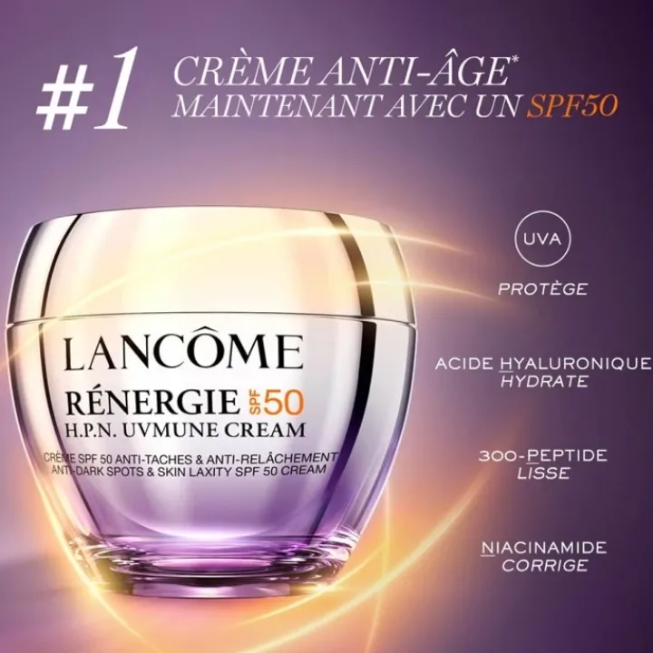 LANCÔME Rénergie H.P.N. UVMUNE Crème Anti-âge avec SPF 50 - Recharge