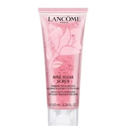 LANCÔME Rose Sugar Scrub                Gommage exfoliant doux aux grains de sucre et à l’eau de rose