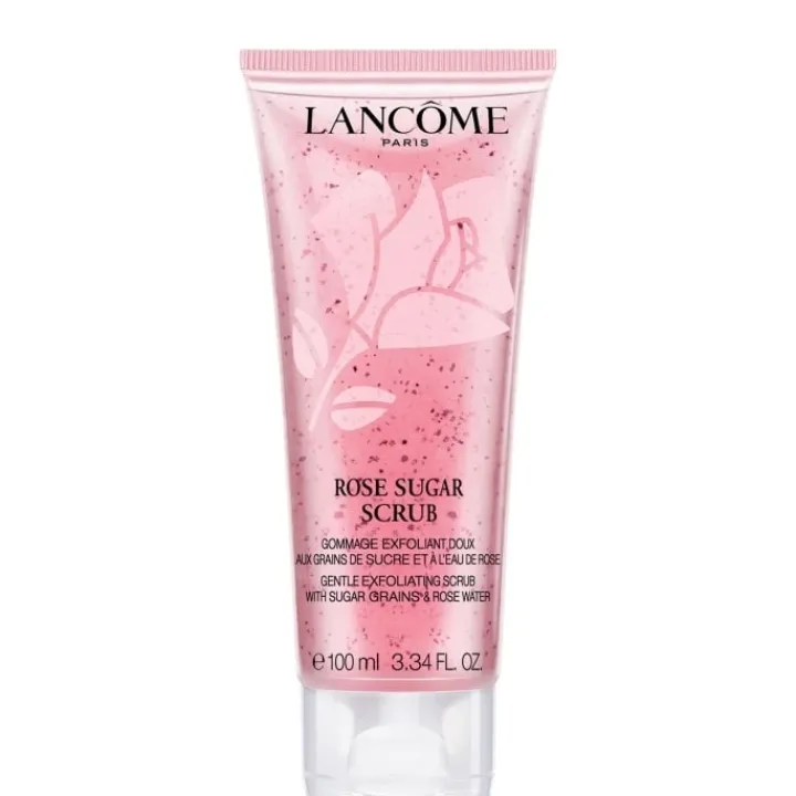 LANCÔME Rose Sugar Scrub Gommage exfoliant doux aux grains de sucre et à l’eau de rose