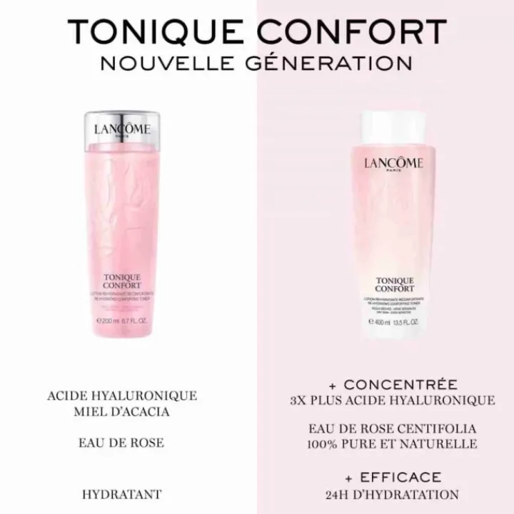 LANCÔME Tonique Confort Lotion Réhydratante Réconfortante - Première Etape de Soin Hydro-Apaisant
