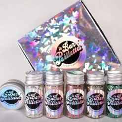 Le Bar à Paillettes Kit 004                Coffret Paillettes Libres Biodégradables - 5 Coupes