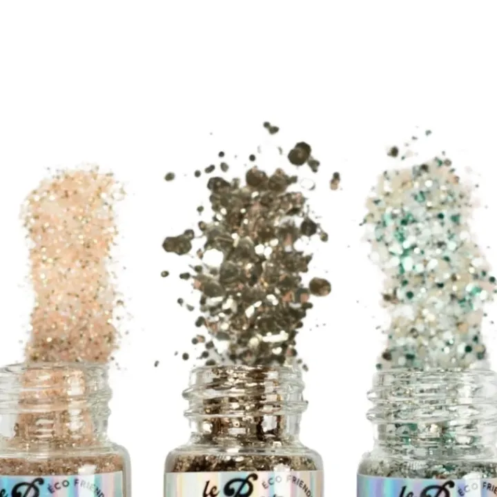 Le Bar à Paillettes Kit 001 Coffret Paillettes Libres Biodégradables - 3 Shots