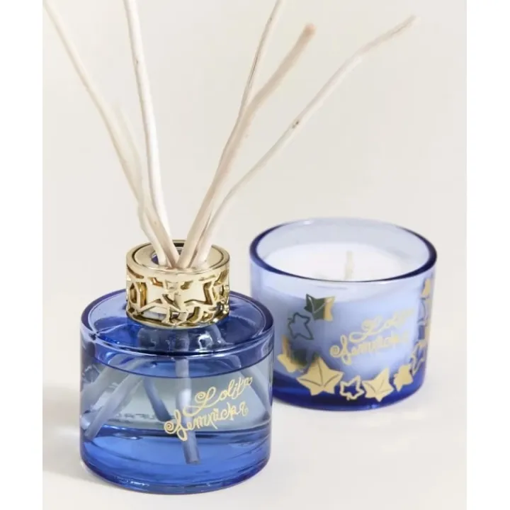 Maison Berger Paris Duo mini Bouquet & Bougie Lolita Lempicka Parme Coffret Parfum d'intérieur