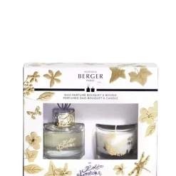 Maison Berger Paris Duo mini Bouquet & Bougie Lolita Lempicka Transparent Coffret Parfum d'intérieur
