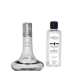 Maison Berger Paris Lampe Berger Starck Grise                Coffret Lampe Berger